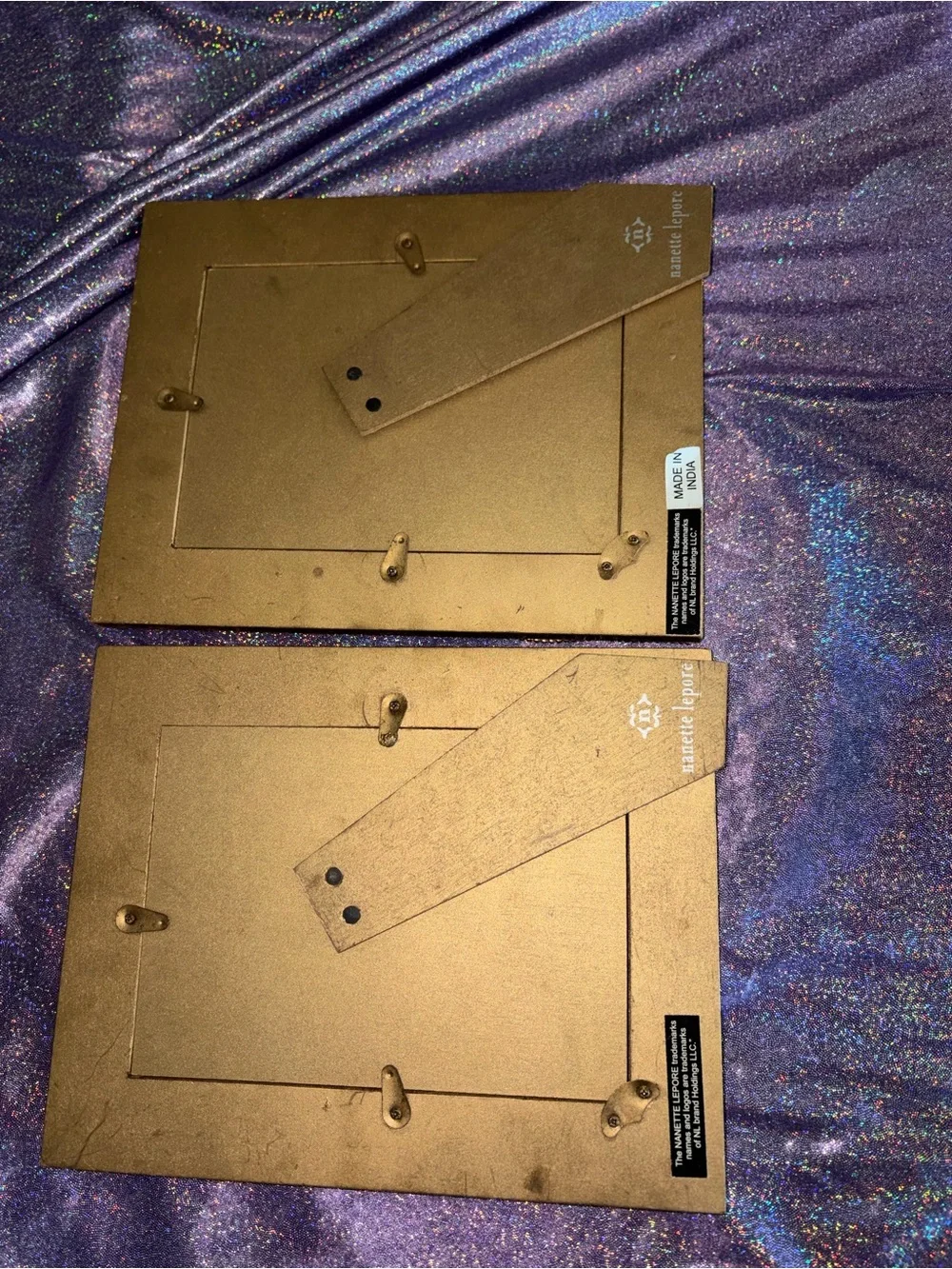 Rose Gold Beaded Picture Frames